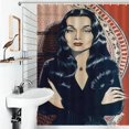 thumbnail image 4 of The Munsters Shower Curtain, Bath Curtain Bathroom Home Decor Waterproof Polyester for Bathroom with 12 Hooks 53.54x70.87Inch（136x180cm）, 4 of 8
