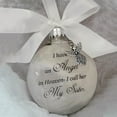 thumbnail image 2 of Opolski Christmas Commemorate Decoration Feather Ball Angel In Heaven Memorial Ornament, 2 of 8