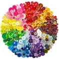 thumbnail image 1 of Botones de resina Haawooky 680 piezas, colores surtidos, 0,7-2,5 cm, 1 of 7
