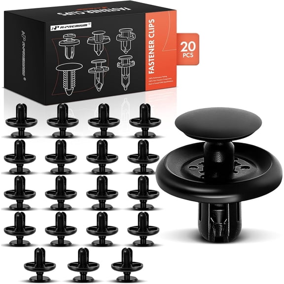 A-Premium 20 PCS Nylon Engine Under Cover Car Retainer Fastener Push Pin Clips Compatible with Toyota Camry RAV4 Corolla Prius Tacoma Highlander Tundra Sienna Lexus ES300 GS350 HS250h Scion tC xD iM
