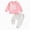 H226-Pink, variant on TOWED22 Toddler Baby Girls Winter Clothes Set Long Sleeve Top and Pants 2pcs Outfits Fall Clothes,Pink,0-6 M