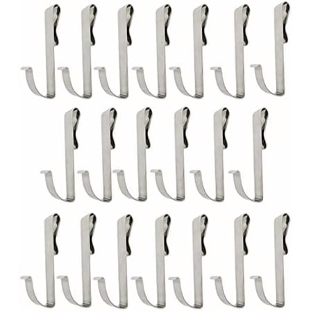 20 Pcs Heavy Duty Zinc Alloy S Hooks, J Shaped, Hanging, Wire Shelving Accessories