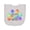 AC-Heather Grey, variant on Inktastic It's My First Easter Colorful Easter Eggs Newborn Bib
