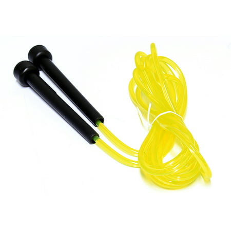 Last Punch Speed Jump Rope PVC Rope Yellow Best for Weight Loss Fitness Work (Best Way To Jump Rope For Weight Loss)