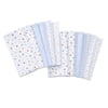 Gerber Pre-Folded Birdseye Cloth Diaper 12-Pack, Blue