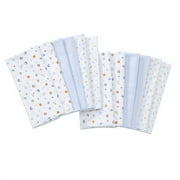 Gerber Pre-Folded Birdseye Cloth Diaper 12-Pack, Blue