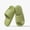 Light green, variant on Slippers with a cool, cushioned feel for men, suitable for both indoor and outdoor wear. Durable summer slippers for couples, featuring a thick sole for slip resistance in the bathroom.