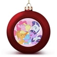 1PCS Cartoon My Little Pony Redstyle Anime Christmas Tree Hanging Ornament 2.4 Inches Made Of