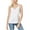 White - brightwhite, variant on bar III Womens Asymmetrical Knit Blouse, White, X-Small