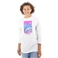 thumbnail image 3 of NASA Vaporwave Gradient Space Galaxy Long Sleeve TShirt Men Women Brisco Brands S, 3 of 6