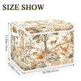 thumbnail image 5 of Yayeee Collapsible Cube Storage Bin with Lid Fabric Closet Decorative Basket with Handles, Forest Pattern, 5 of 7
