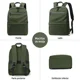 thumbnail image 5 of Mochila para viaje Kikigoal CMF-8102BB color verde diseño lisa 32L, 5 of 7
