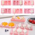 thumbnail image 2 of Coofit Kitchen Popsicle Mold Silicone DIY Ice Pop Maker Ice Cream Mold with Lid & Stick, 2 of 10
