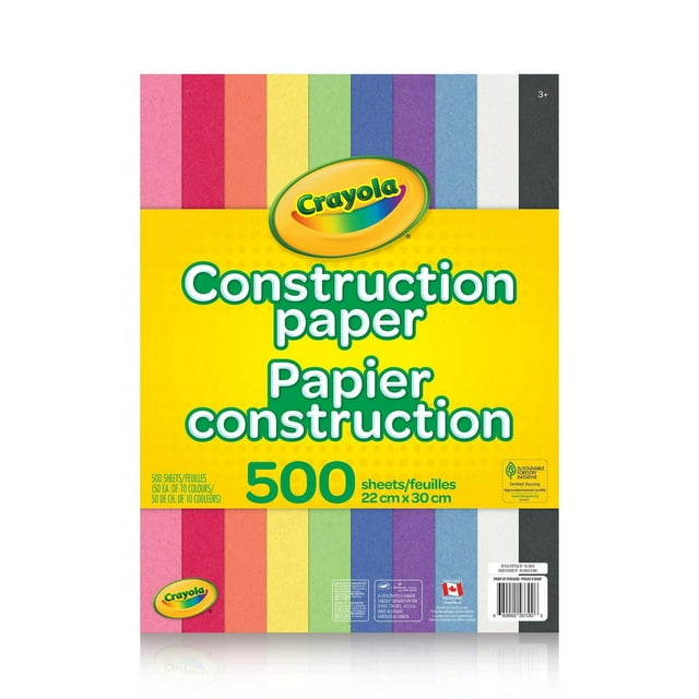 Crayola Construction Paper, 500 Count