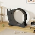 thumbnail image 4 of Homall Roue d'Exercice pour Chat, Grande Roue de Course de 42 Pouces pour Chat avec Mécanisme de Verrouillage/roue Silencieuse/piste Tapis, Tapis Roulant pour Chats d'Intérieur, Noir, 4 of 7