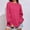 #AJJ13 Hot Pink, variant on Aloohaidyvio Sweatshirts for Women Long Sleeve Casual Crewneck Cute Pullover Tops Lightweight Sweatshirt