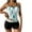 Green, variant on YABCSAZ Tankini Swimsuits for Women Tummy Control Two Piece Bathing Suits Round Neck Flowy Swim Tops Casual Long Torso Tank Tops and Solid Color Shorts