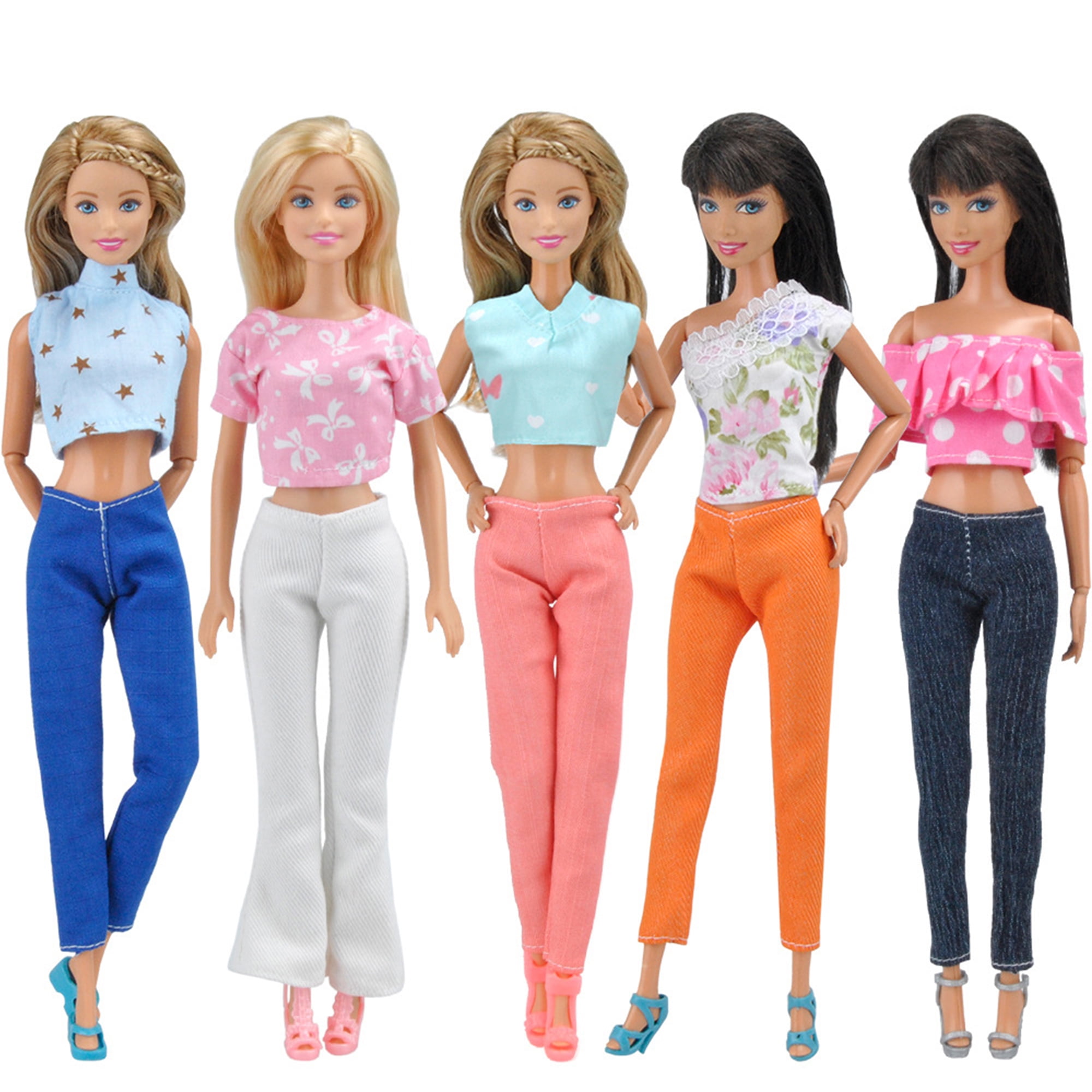 barbie doll jeans top