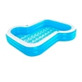 thumbnail image 1 of Alberca Inflable Bestway Rectangular Con Portavasos Azul, 1 of 3