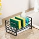 thumbnail image 2 of Cipaher Kitchen Sink Caddy Organizador Porta Esponjas con 2 Pegatinas Sin Uñas Almacenaje Encimera, Negro, 2 of 6