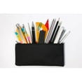 thumbnail image 6 of 100 Pack of Bulk Wholesale Solid Color Zippered Pencil Cases for Pens, Pencils, Markers, Crayons and Stationary Writing Supplies in Black, 6 of 9