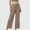 Khaki, variant on BRGZLK Women's Palazzo Pants Elastic Waistband Adjustable Lace Up Pocket Solid Color Pants Flowy Travel Wide Leg Pants 2026 Casual Summer Loose Beach Lounge