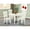 Linen White, variant on 5 Piece Norfolk Wood Dinette Set - Linen White
