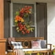 thumbnail image 4 of Corona de flores de calabaza y bayas de otoño, decoración de Halloween para el hogar, exterior, interior, ventanas, paredes y puertas, 4 of 6