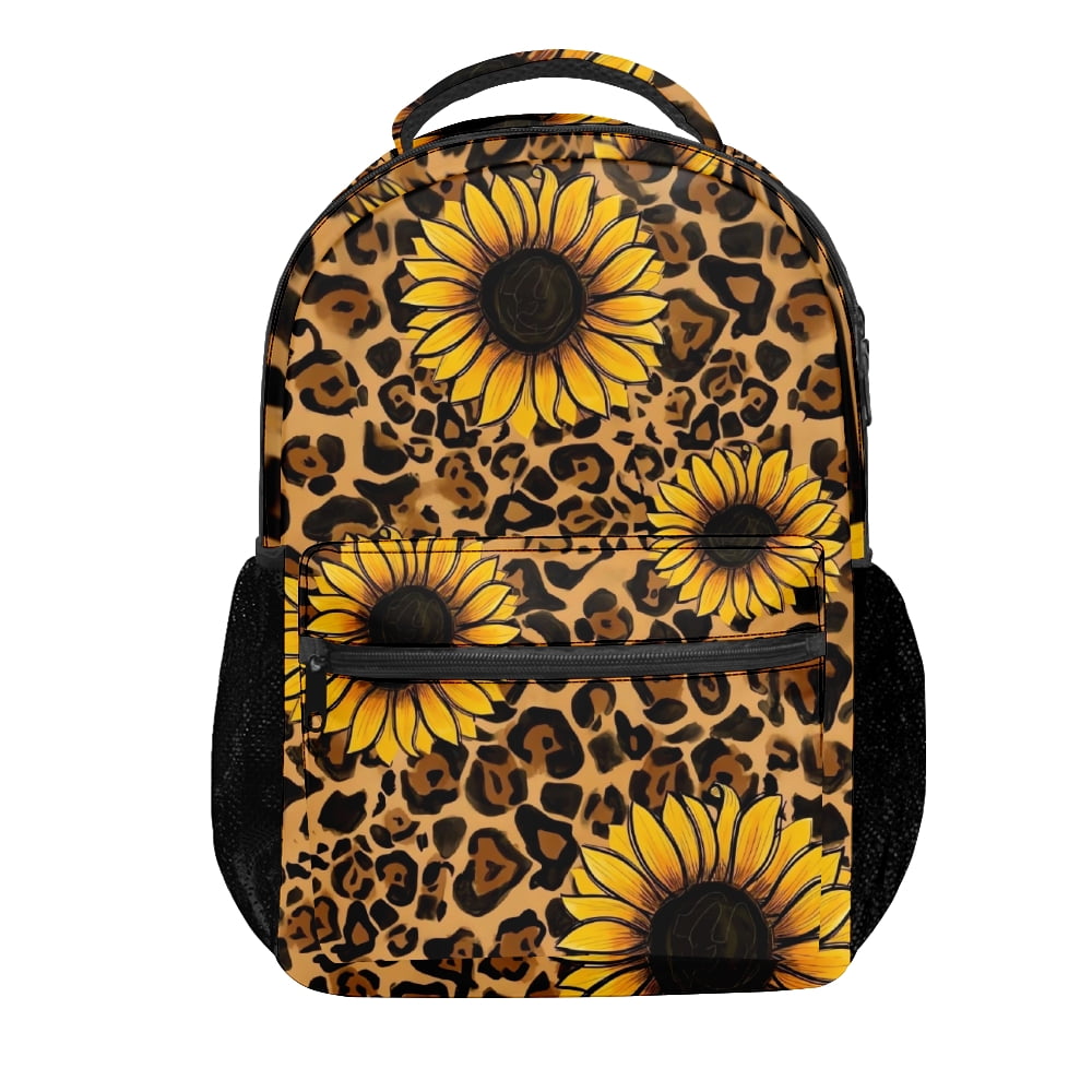 Sunflowers Flower Backpack,College Student,Book Bag,Backpacks For