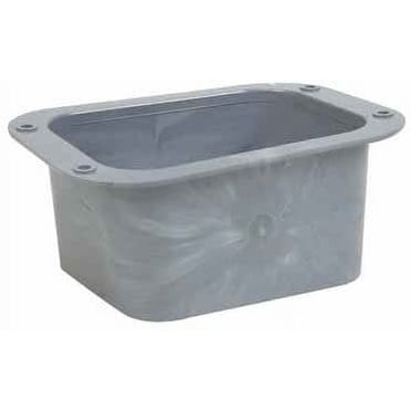 Amerimax Home Products Plastic Gutter Outlet - Gray - 2 x 3 In