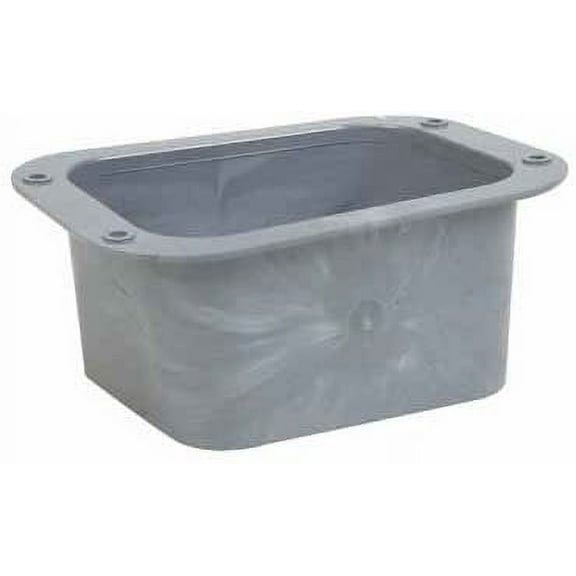 Amerimax C Outlet 2 " X 3 " Plastic Gray