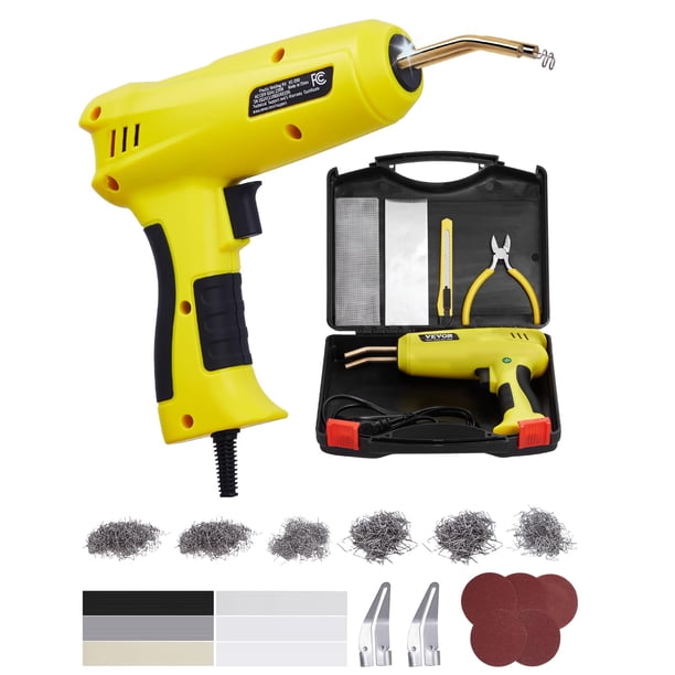 Kit de soldadura de plástico VEVOR Pistola soldadora de plástico 220 W con accesorios