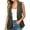 Gray, variant on Tqcoqu 2026 Summer Women's Sleeveless Vest Tops - Lightweight Breathable Lined Trendy Casual Work Office Blazer - Pockets,Black Women's S-XXXL