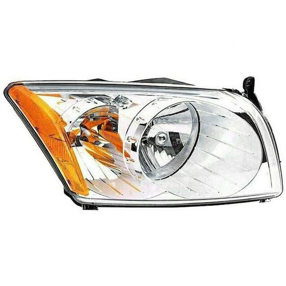 Right Passenger Side Headlight Assembly - without Leveling System - Compatible with 2007 - 2012 Dodge Caliber 2008 2009 2010 2011