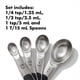 thumbnail image 2 of Cucharas dosificadoras OXO Good Grips de acero inoxidable, 4 piezas, 2 of 7