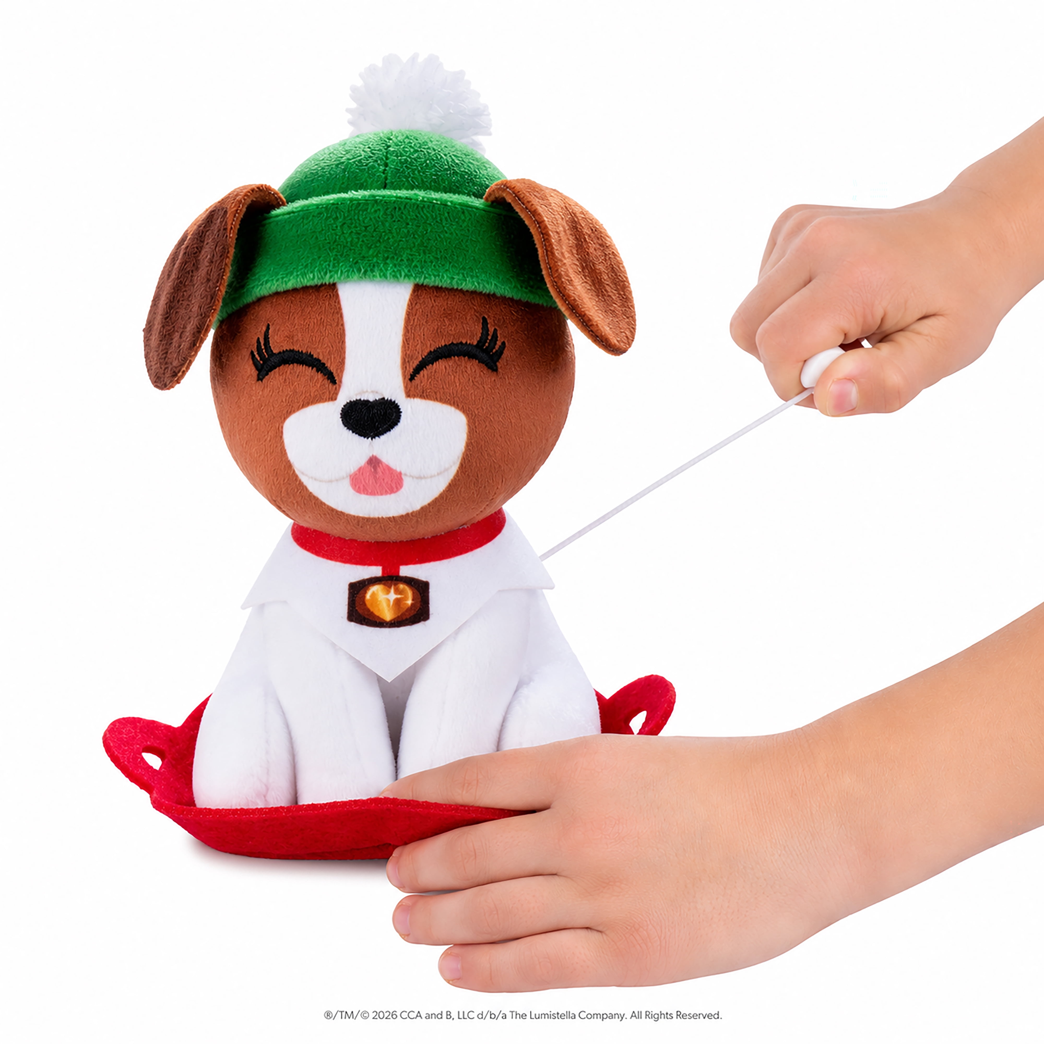 The Elf on the Shelf Elf Pets Saint Bernard Sled Smashers Pull-Back Toy