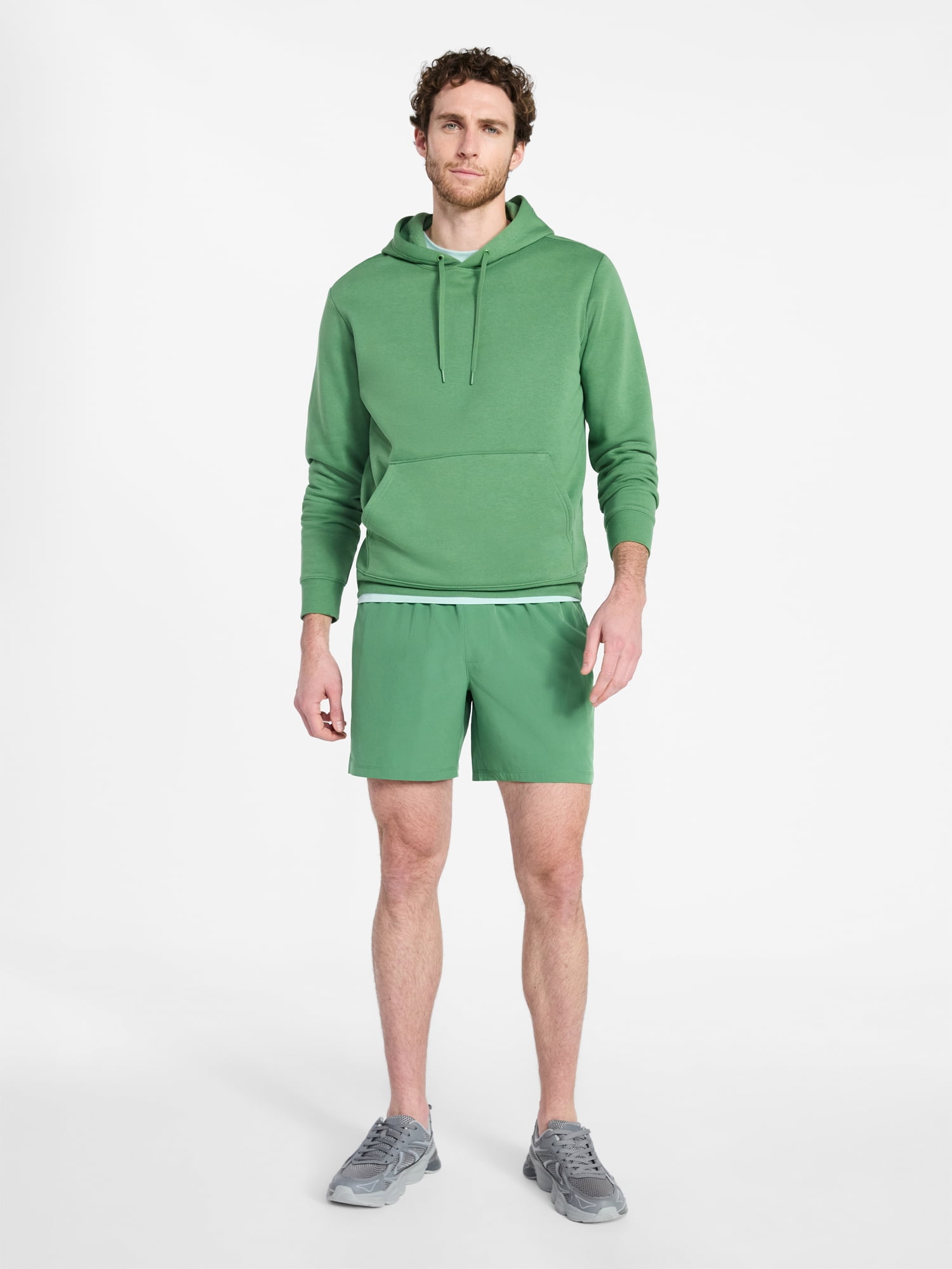 Athletic Works Men's & Big & Tall Men's Fleece Hoodie Sweatshirt, Sizes XS-4XLT