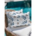 thumbnail image 4 of Waterproof Outdoor Throw Pillows with Inserts 12"x20" Set of 2, Blue Botanical Fall Soft Decorative Pillowcases for Couch Bedroom, Pastoral Maple Leaf Autumn Pillow Covers for Sofa Living Room, 4 of 8