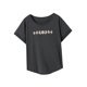 thumbnail image 5 of Camiseta para mujer trajes de verano camiseta de cuello redondo para mujer para viaje de oficina uso diario SG, 5 of 7