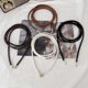 thumbnail image 3 of 150/160cm Thin Belt Women Decorative Bow Knot Waist Rope Vintage Dress Coat Sweater String Strap Knotted Long Waistband, 3 of 5