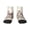 2 Black-2, variant on Cowboys Riding Horses Pattern Quarter Crew Socks,Toe Seamed Ankle Socks,Cotton Cushioned Breathable Athletic Crew Sports Socks
