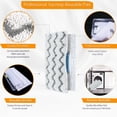 thumbnail image 4 of Reusable Mop Pad Refills Compatible with Shark VACMOP VM252 VM250 VM205 VM200 VM190 VC205 QM250, Vacuum Mop Pad Refills, Washable mop pad with a Reusable Dirt Chamber(4+4 Packs), 4 of 7