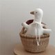 thumbnail image 5 of Pato de peluche de juguete, muñecos de tela, 35 x 16 cm/14 x 6,3 pulgadas, decoración del hogar para niños, algodón PP, blanco suave, regalo de cumpleaños para niñas, patos cómodos, 5 of 8