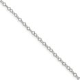 thumbnail image 1 of 925 Sterling Silver 0.85mm Fancy Chain Anklet, 1 of 3