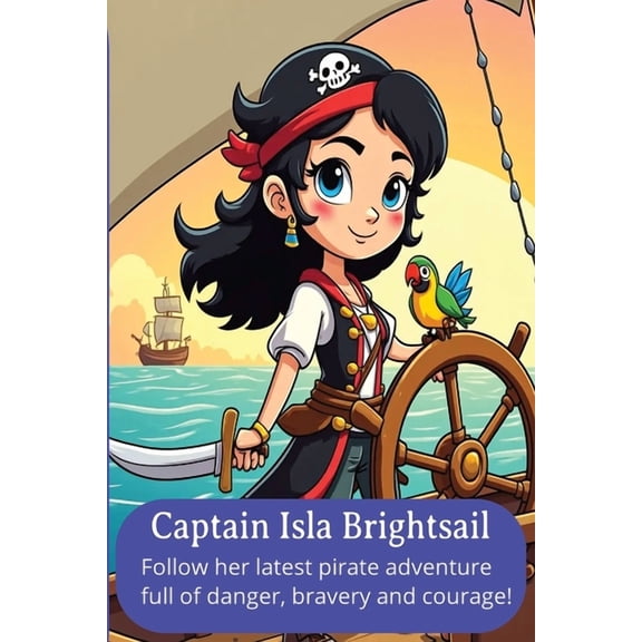 Captain Isla Brightsail: Pirate adventure Story book for 5-7 year olds, (Paperback)