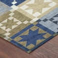 thumbnail image 3 of Addison Rugs Chantille Indoor/Outdoor Transitional Patchwork Navy Machine Washable Runner Rug, 2'3" x 7'6", 3 of 8