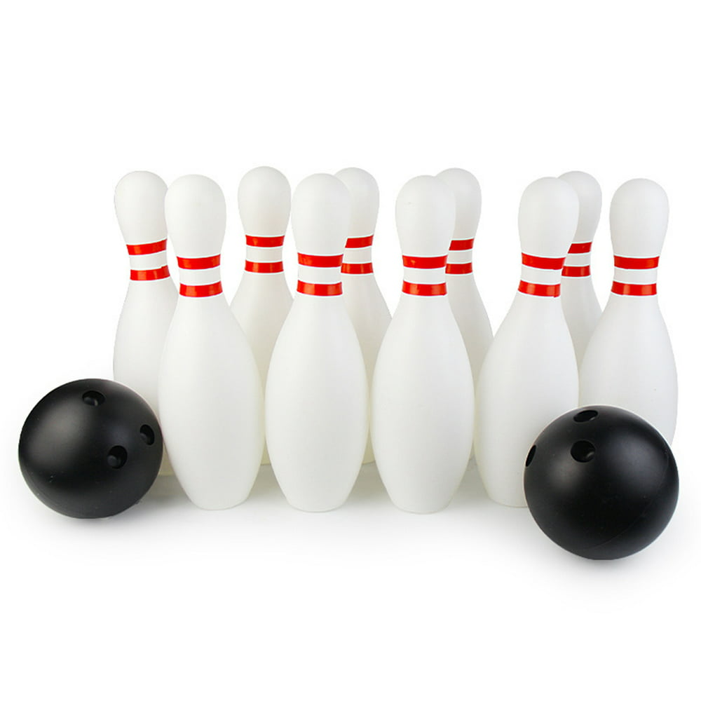 Windfall Kids Bowling Set Includes 10 Classical White Pins And 2 Balls