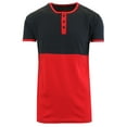 thumbnail image 5 of Mens Short Sleeve 100% Cotton Henley Tees, 5 of 7