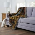 thumbnail image 2 of Harry Potter Hufflepuff Crest Woven Tapestry Throw Blanket, 2 of 4