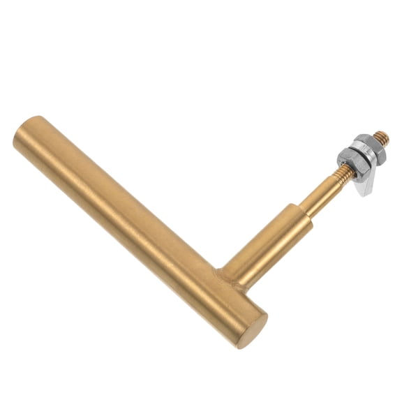OUNONA Ergonomic Golden Fireplace Door Pull Handle Stainless Steel Stove Accessory Replacement Part